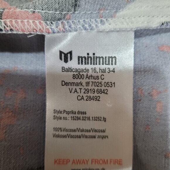 Minimum Paprika Dress in Purple Geometric Print - Size Large‎ - Picture 7 of 12